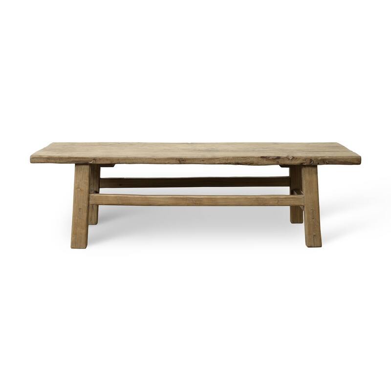 Artissance Vintage Coffee Table Approx 60" Long 24 Inches Wide Weathered Natural Warm Wood Tone (finishing and size vary)