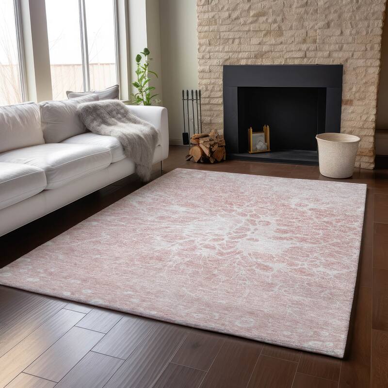 Premium Washable Super Soft Muted Floral Mayfield Rug
