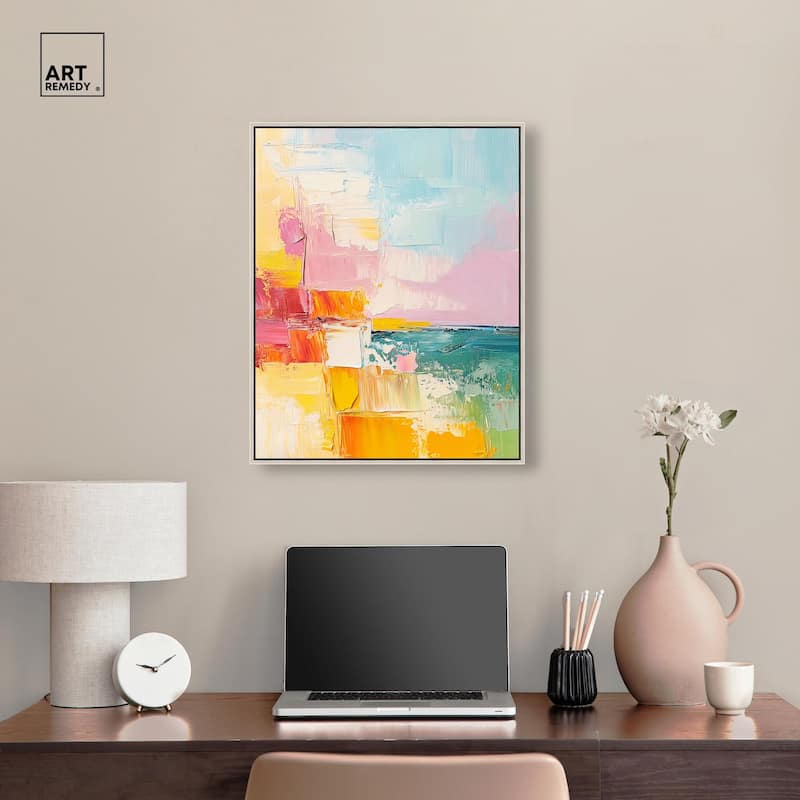 Hued Vista Canvas by Art Remedy