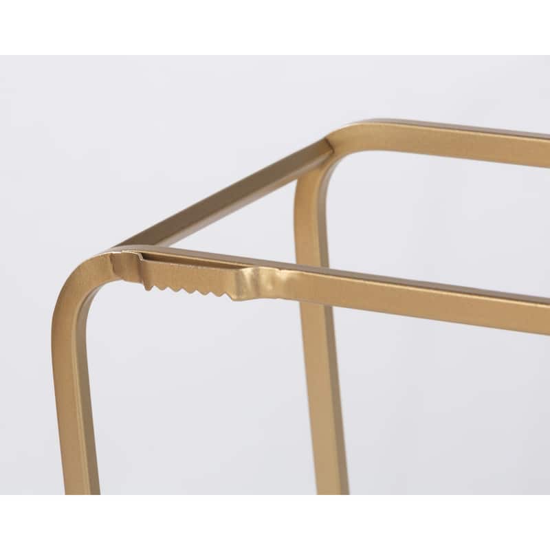 Square Metal Wall Shelves - Set of 3