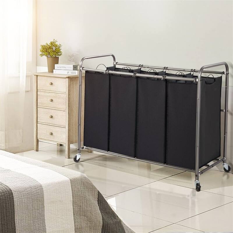 Laundry Sorter 3 Section, 3 Bag Laundry Hamper