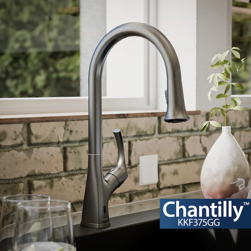 Karran Chantilly Touchless KKF375 Single Handle Pull Down Sprayer Kitchen Faucet