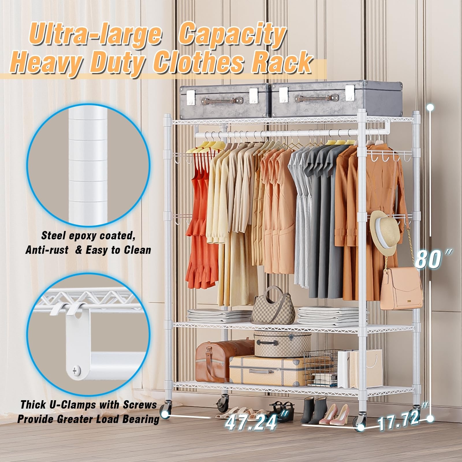 Adjustable hotsell clothing racks