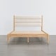 preview thumbnail 45 of 48, Spruce & Spring Mason Upholstered Platform Bed Frame with Headboard
