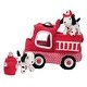 preview thumbnail 3 of 3, Lambs & Ivy Fire Truck 5pc Developmental Plush Soft Toy Interactive Play Set