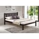 preview thumbnail 14 of 26, Poppy Solid Wood Twin or Full Size Bed Full Espresso - Espresso