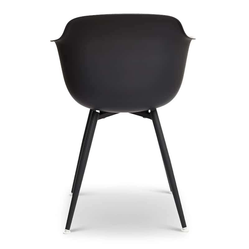 Dana Arm Chair - Set of 4 - Black Frame