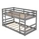 preview thumbnail 5 of 18, Stylish & Contemporary Design Wood Bunk Bed with Ladder, Sturdy and Durable Frame