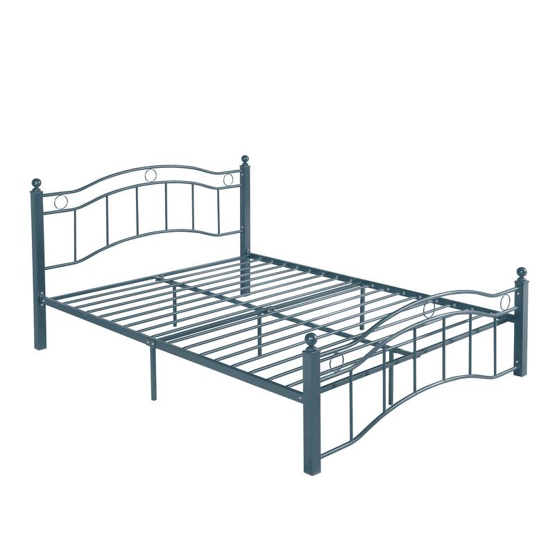 Bouvardia Contemporary Iron Bed Frame by Christopher Knight Home