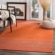 preview thumbnail 11 of 19, SAFAVIEH Handmade Montauk Caragh Stripe Cotton Flatweave Rug 10' x 14' - Orange/Red - Rectangle