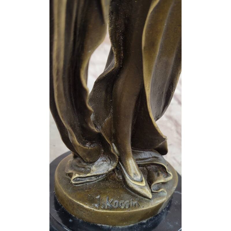 Signed Original Kin A Tribute To Erte Bronze Sculpture Hand Made Figurine