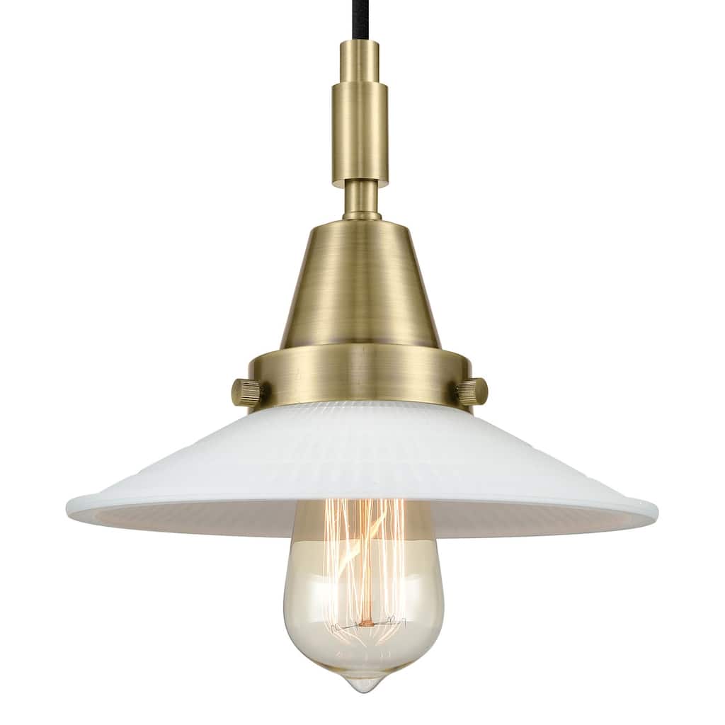 Innovations Lighting 447-1P-G1 Halophane 9" Wide Mini Pendant with