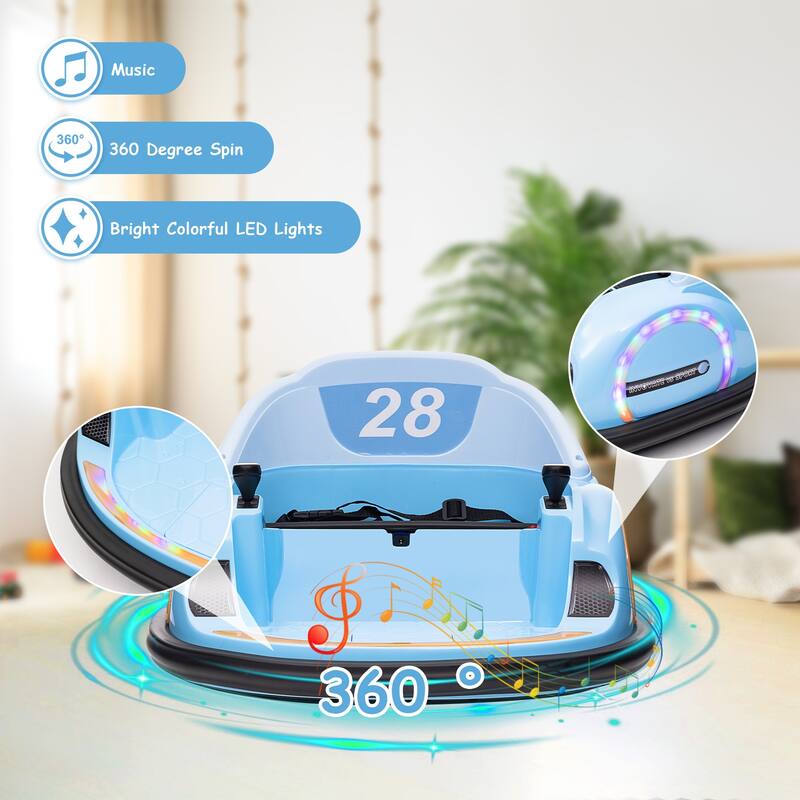 Electric 12V Ride On Bumper Car for Kids Gifts