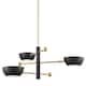 Option Matte Black / Natural Brass