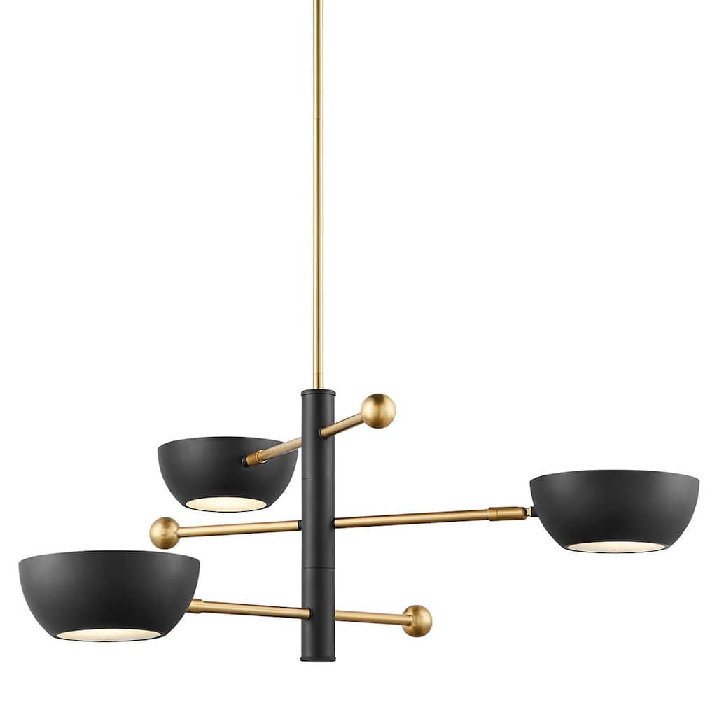 Bellevue SHCH67222 3 Light 34" Wide Chandelier
