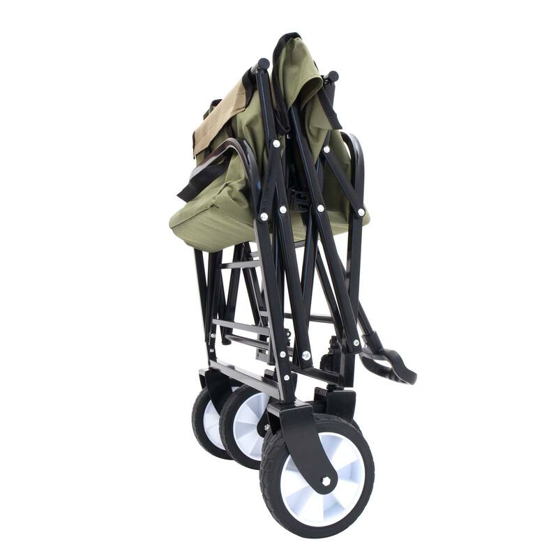 2.1 cu ft. Steel Foldable Wagon Cart