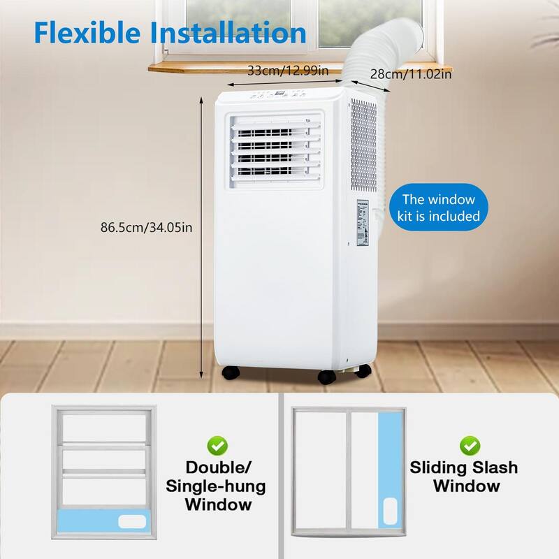 Portable Air Conditioner , 3-IN-1 Quiet Portable AC Unit with Remote Control
