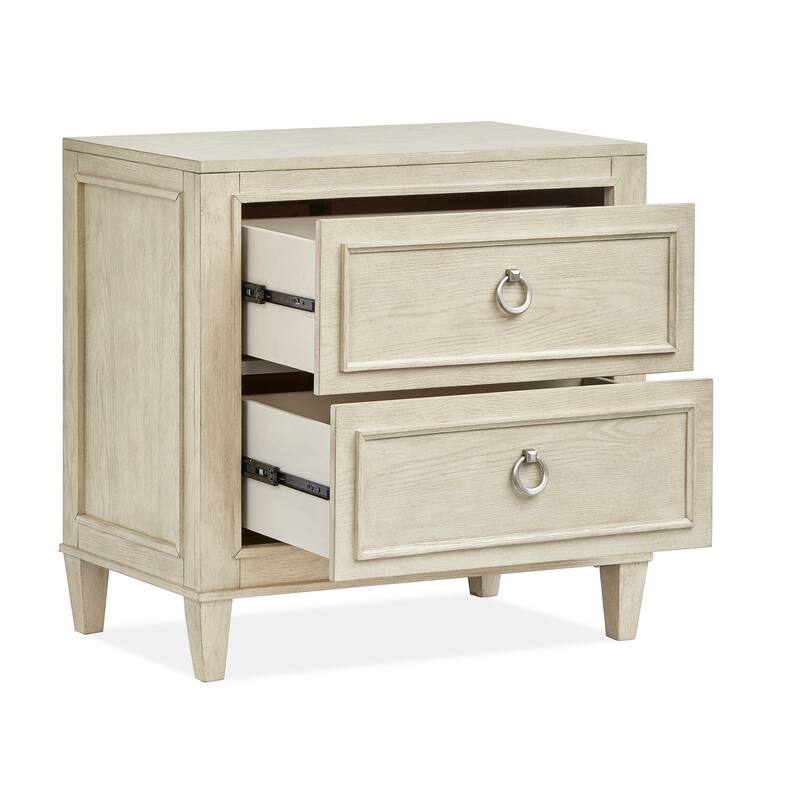 Magnussen Home Sheridan Limestone Drawer Nightstand