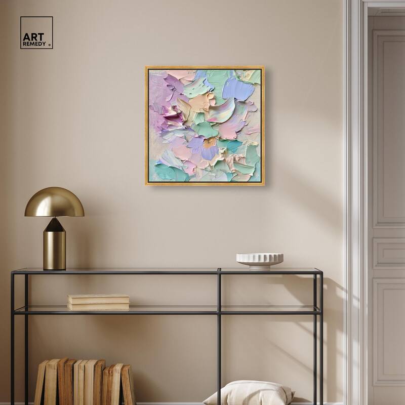 Flowing Mousse II Canvas by Art Remedy