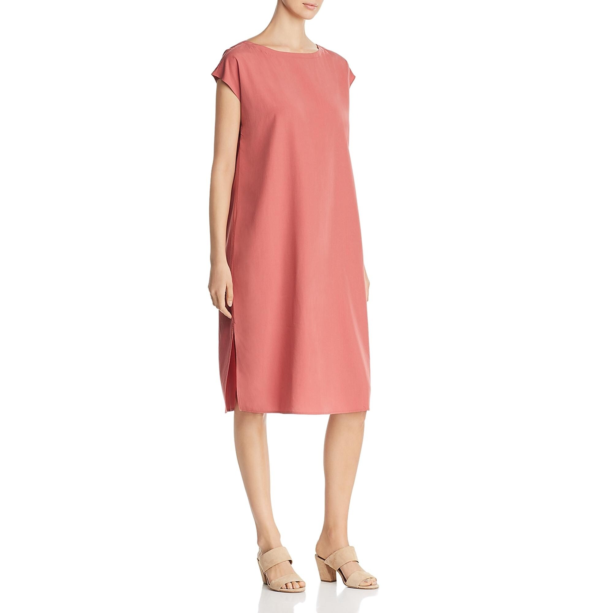 tencel shift dress