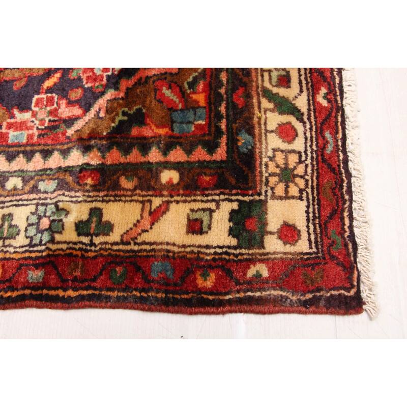 ECARPETGALLERY Hand-knotted Andelz Red Wool Rug - 3'8 x 16'10