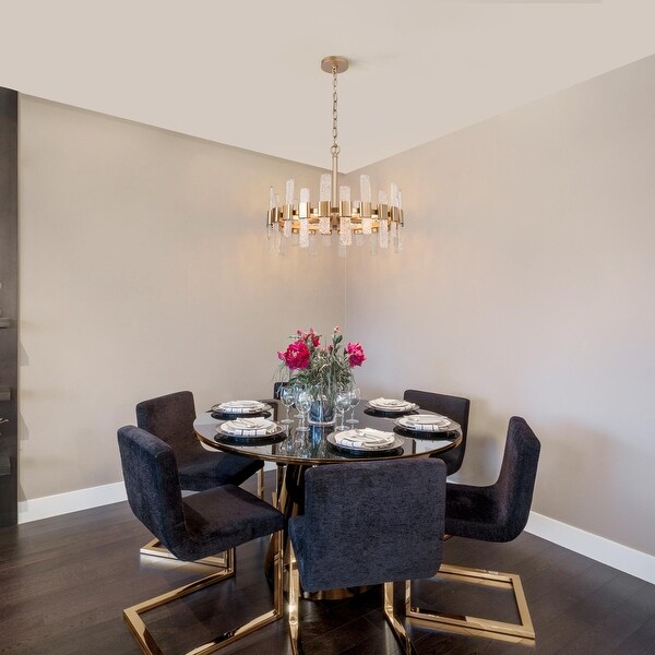 Gold office chandelier 2025