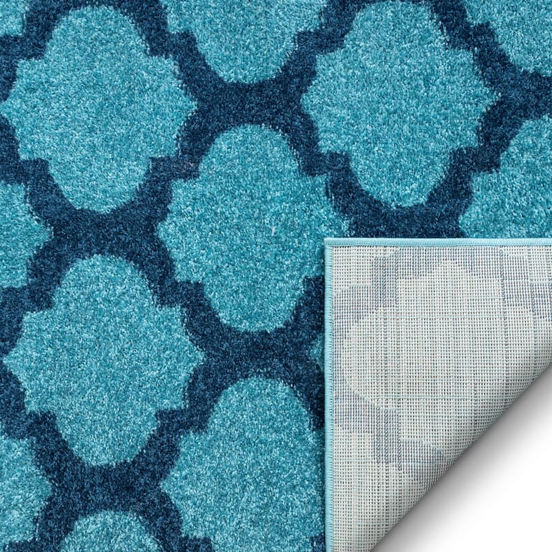 Well Woven Modern Trellis Lines Area Rug - 7'10" x 9'10"