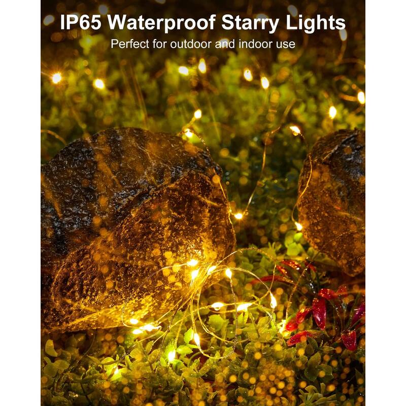 Led Battery Operated String LightsLed Starry Moon Lights 2 Pack Bed