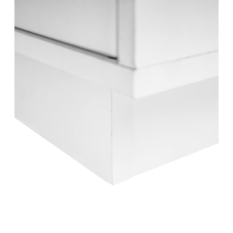 2 Storage Cabinet with Glass Door