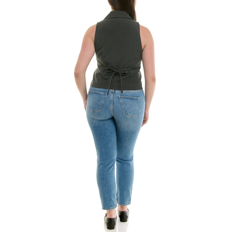 Nicole Miller Pinstripe Vest