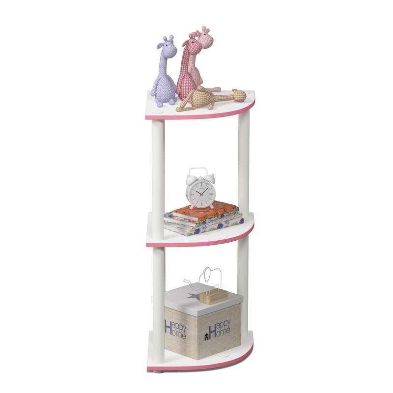 Porch & Den St. Marks 3-tier Corner Multipurpose Shelving Unit