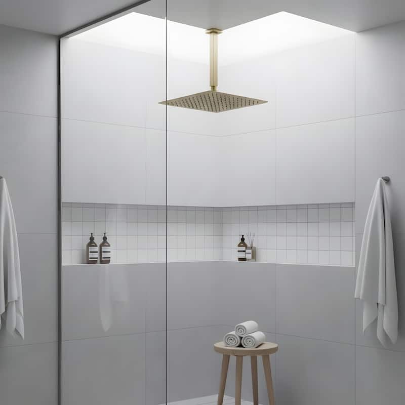 Bathroom Luxury High Pressure Waterfall Rain Shower Head