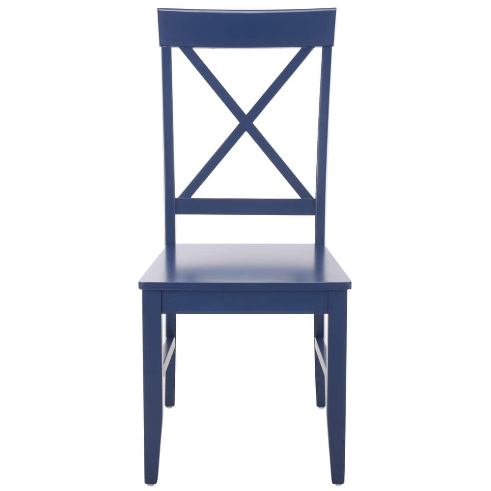 SAFAVIEH HOME Ksenia X-Back Side Chair - 18"W x 22"D x 38"H