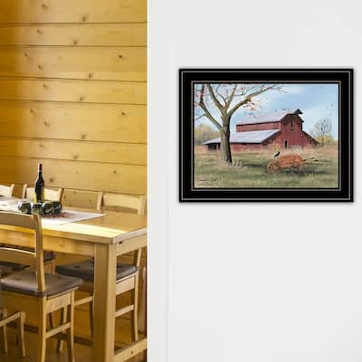 TrendyDecor4U Farmhouse "Summer's End" Framed Print Wall Art by Billy Jacobs