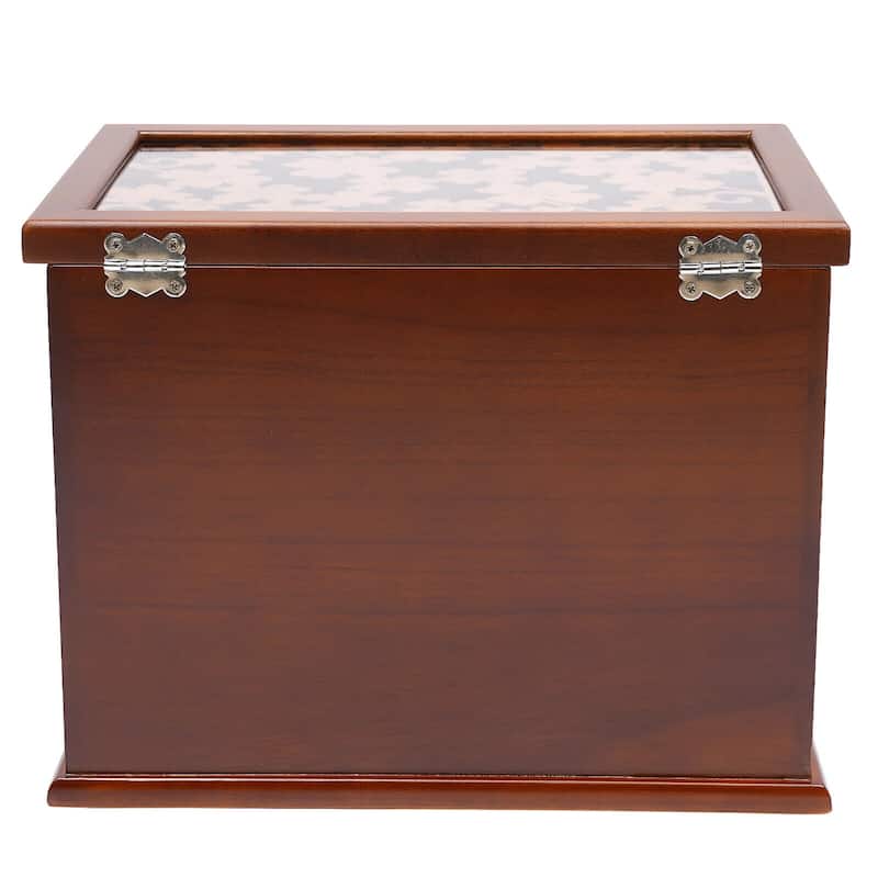 Jewelry Boxes For Women 6 Layers Wooden Jewelry Organizer Box - 12*8 ...