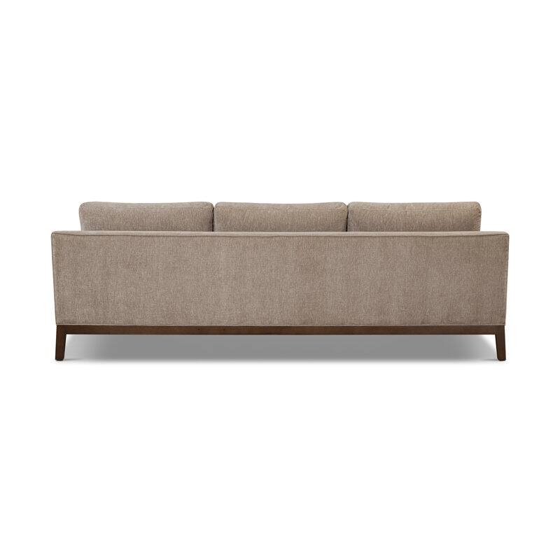 Poly & Bark Vernon 99" Sofa in Taupe Brown