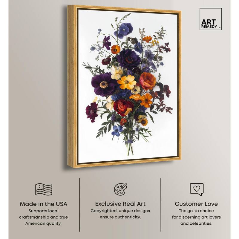 Regal Rose Riot III Canvas by Art Remedy