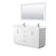 Option White, Nickel Trim, Giotto Quartz Top