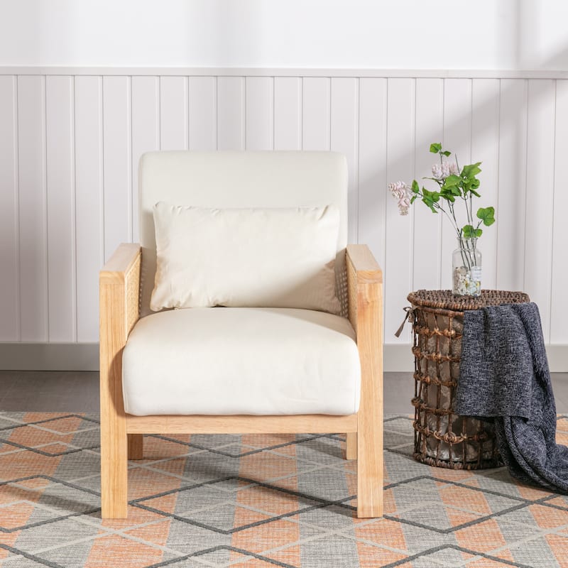Ebello Solid Wood Accent Chair