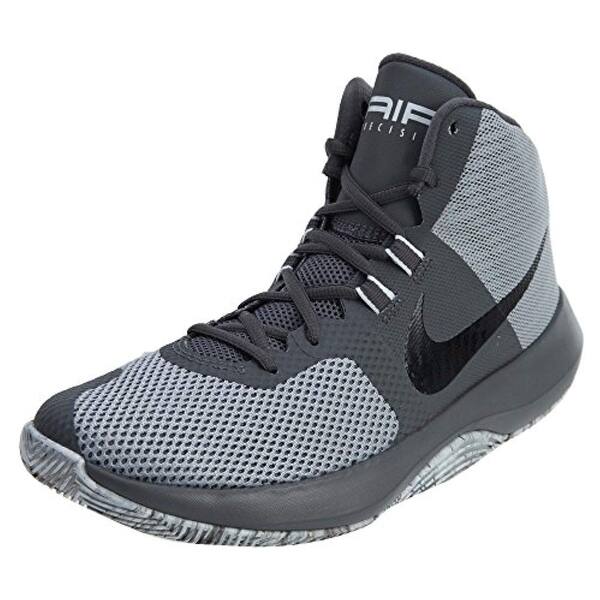 Shop Nike Men S Air Precision Basketball Shoes 8 5 Wolf Grey