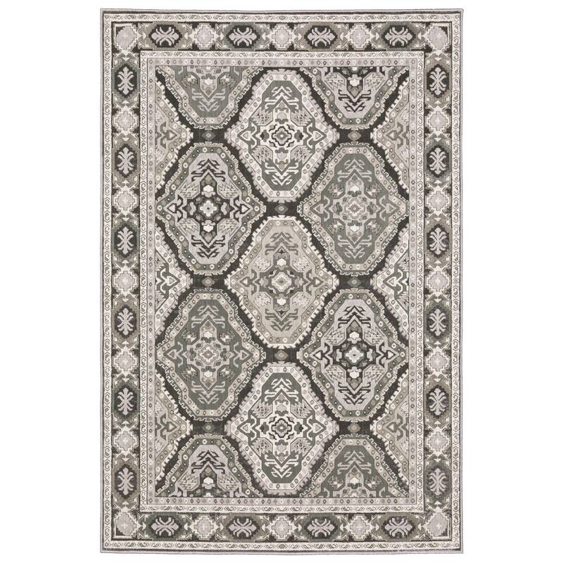 HomeRootsMedallion Traditional Runner Area Rug