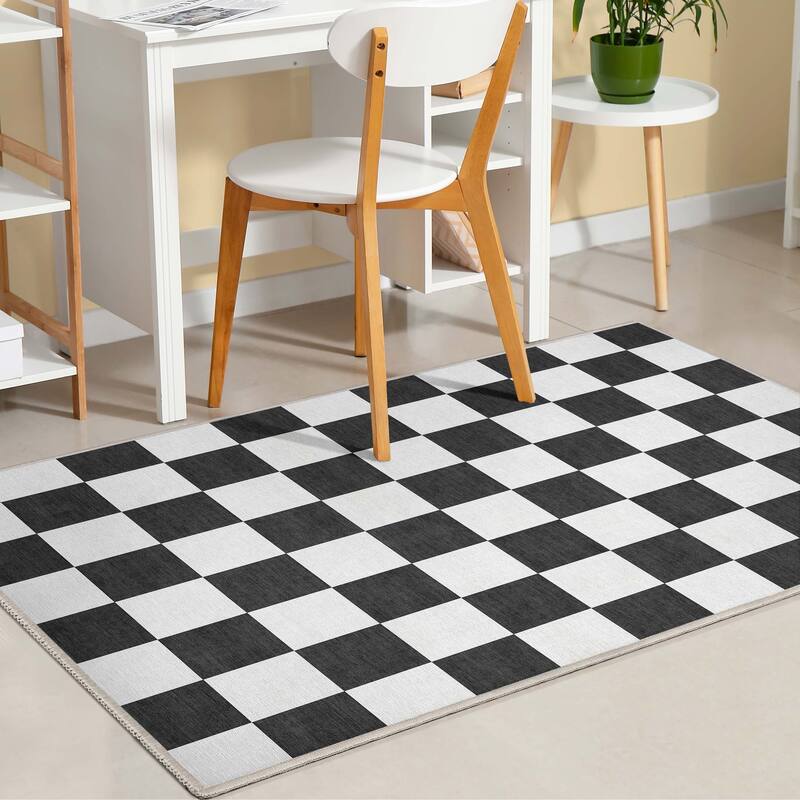 Well Woven Apollo Square Modern Geometric Flat-Weave Area Rug