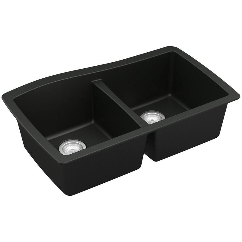 Karran USA QU-720 Quartz QU 33-1/2" Undermount Double Basin Quartz