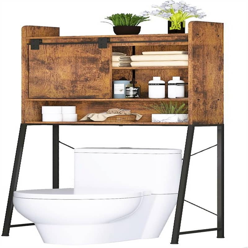 Over The Toilet Storage - 3.9"D x 21.6"W x 39"H
