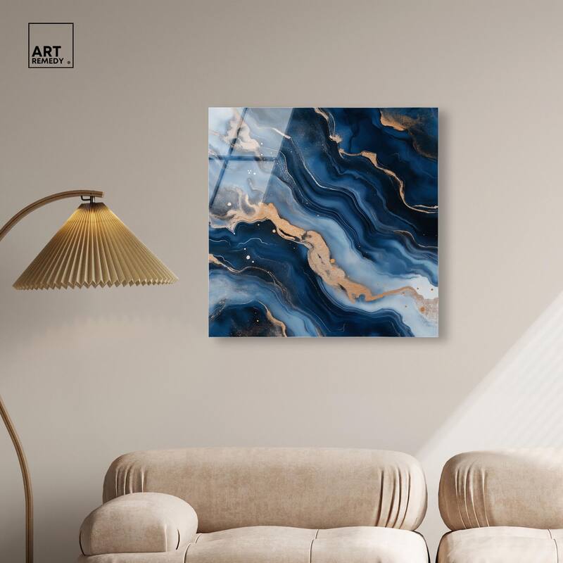 Deep Sea Geode II Acrylic by Art Remedy, Ready to Hang