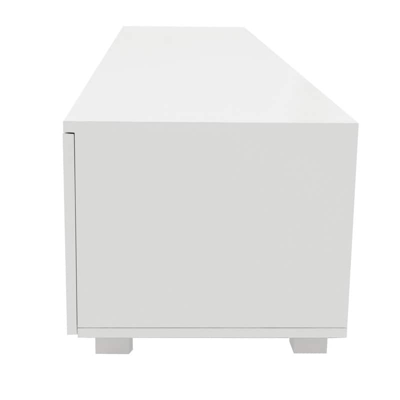 TV Stand for TVs Up to 70+,Wood TV Stand for Living Room,TV Console Cabinet with Shelves