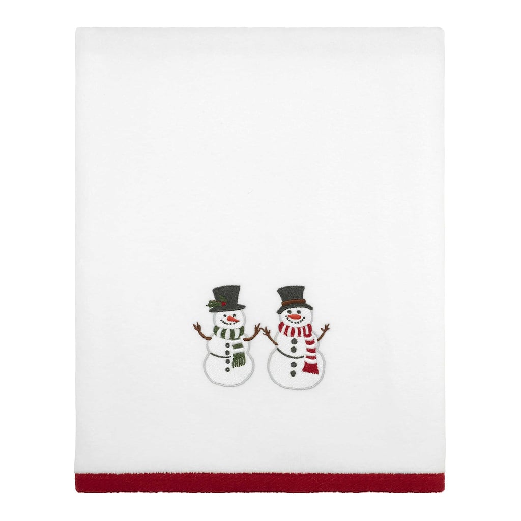 Avanti Winter Snowman Bath Towel - Bath Towel