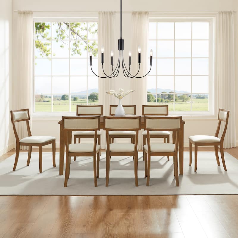 Crosley Alessia 9-Piece Dining Table Set For 8