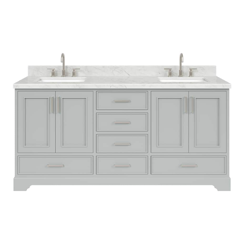 Ariel M073DCWRVO Stafford 73" Free Standing Double Basin Vanity Set