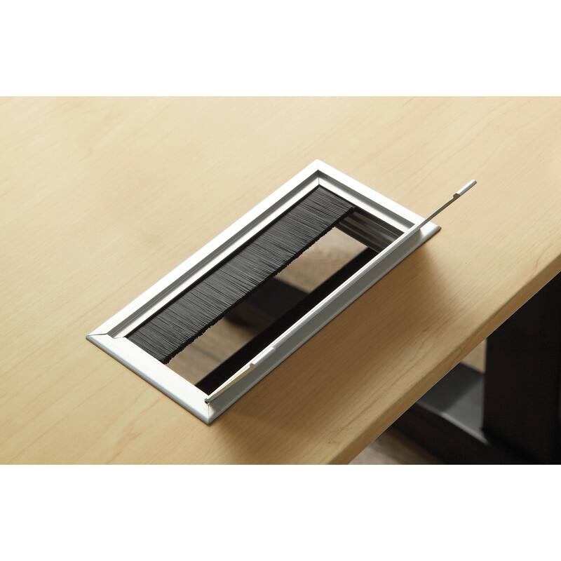 Glidene Modern Metal Lift Adjustable Standing Desk by Furniture of America